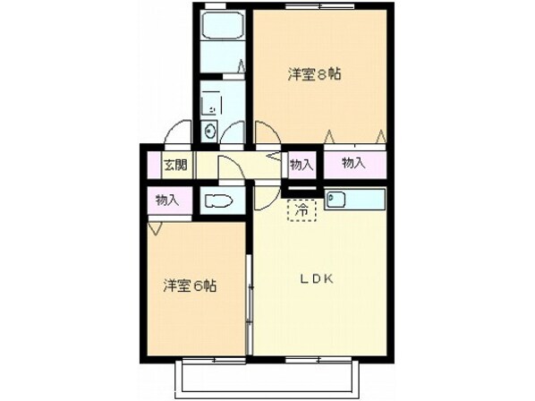 アルストロメリアの物件間取画像